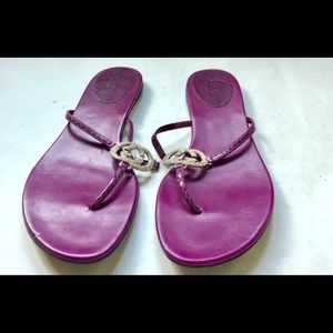 Gucci Leather Sandals with stones